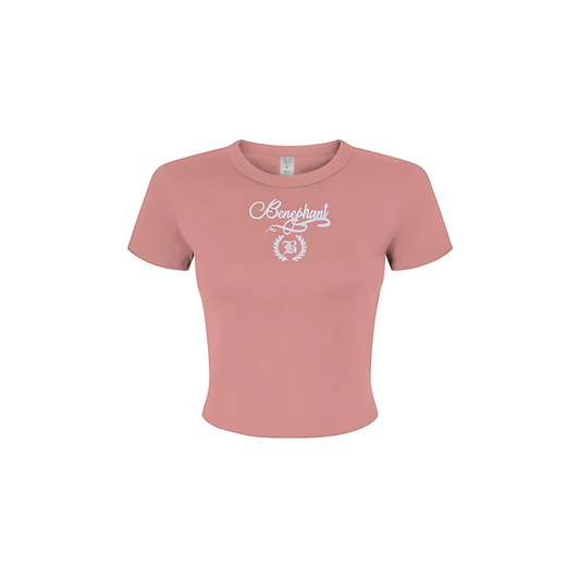 Micro Ribbed Baby Crop Tee Apliiq
