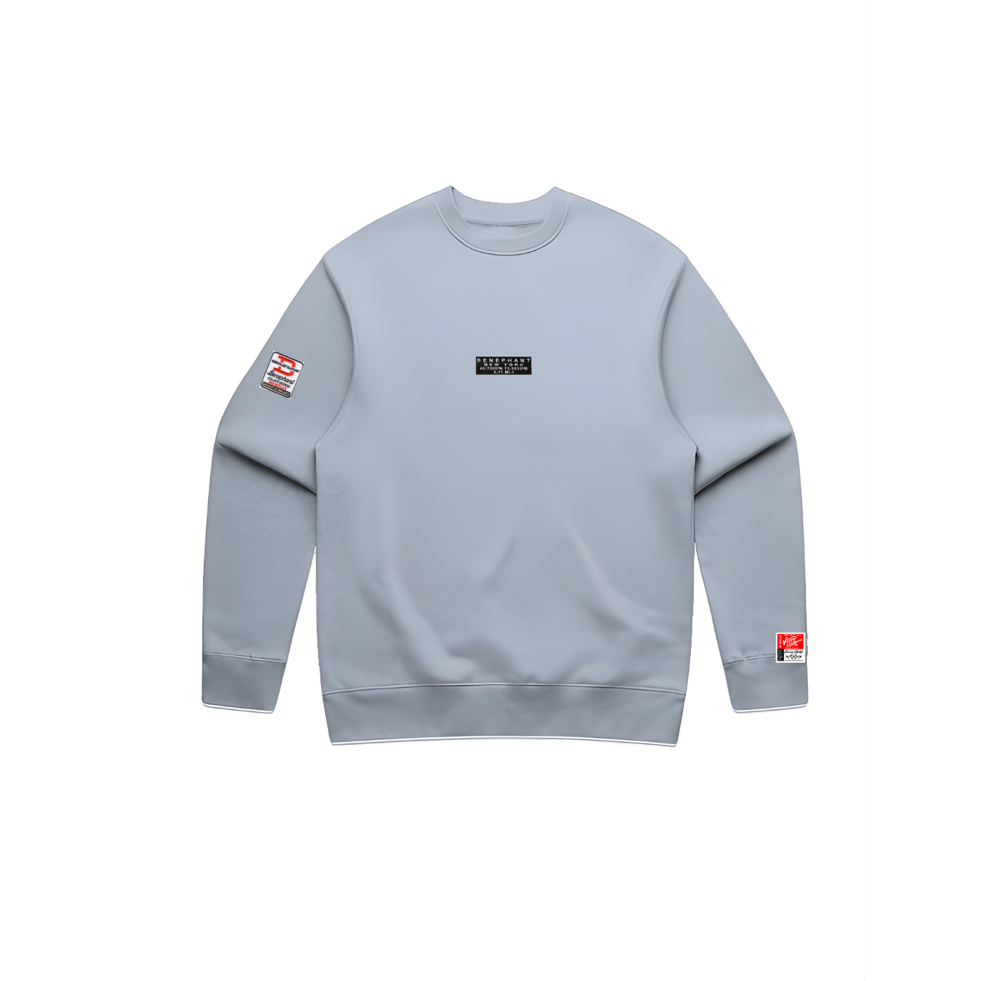 Latitude Oversized Patch & Embroidered Crewneck