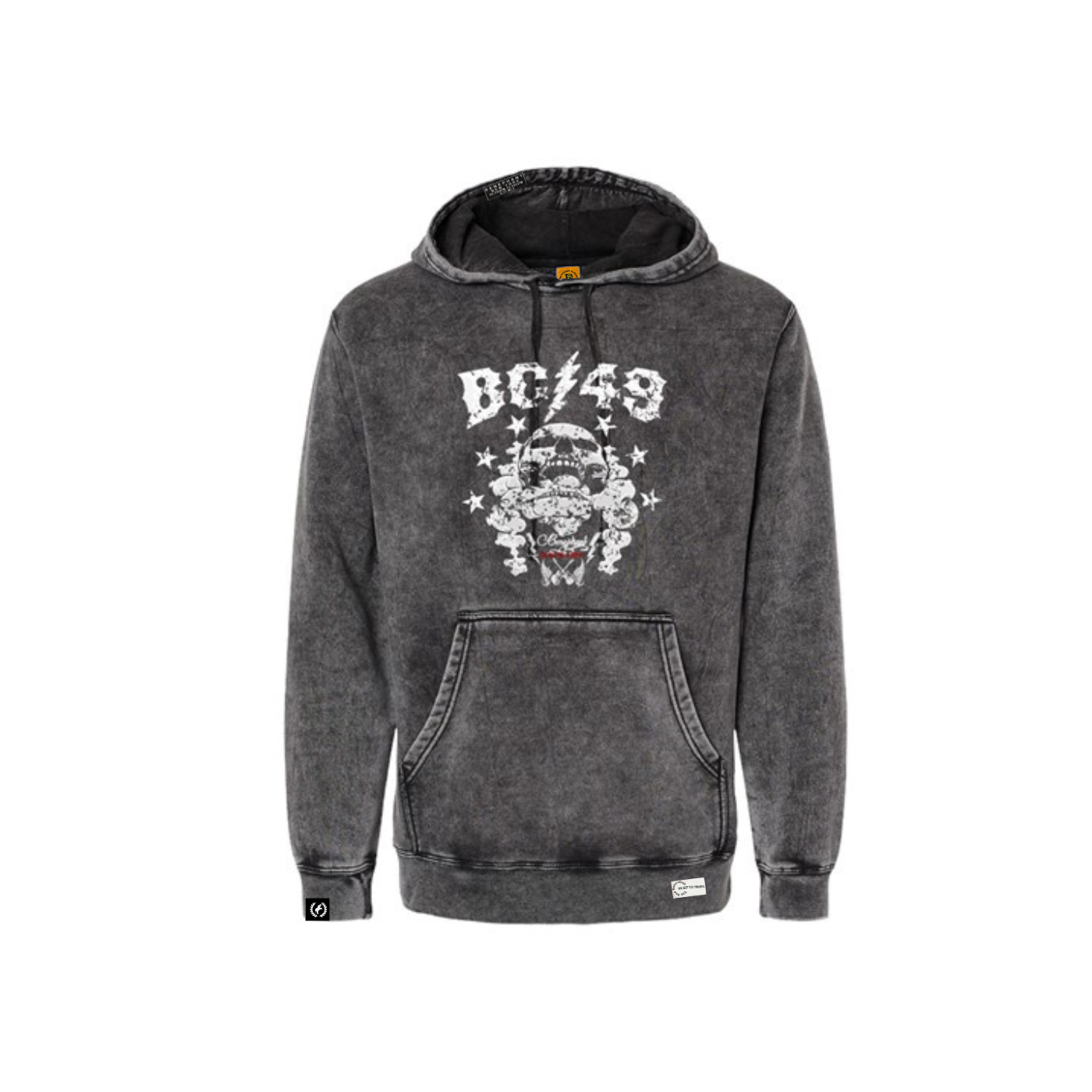 Rock Life Stone Wash Hoodie Apliiq