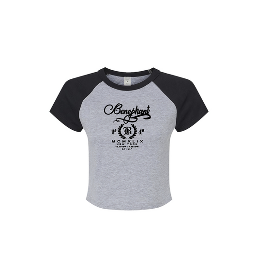 Micro Ribbed Baby Varsity Tee Apliiq