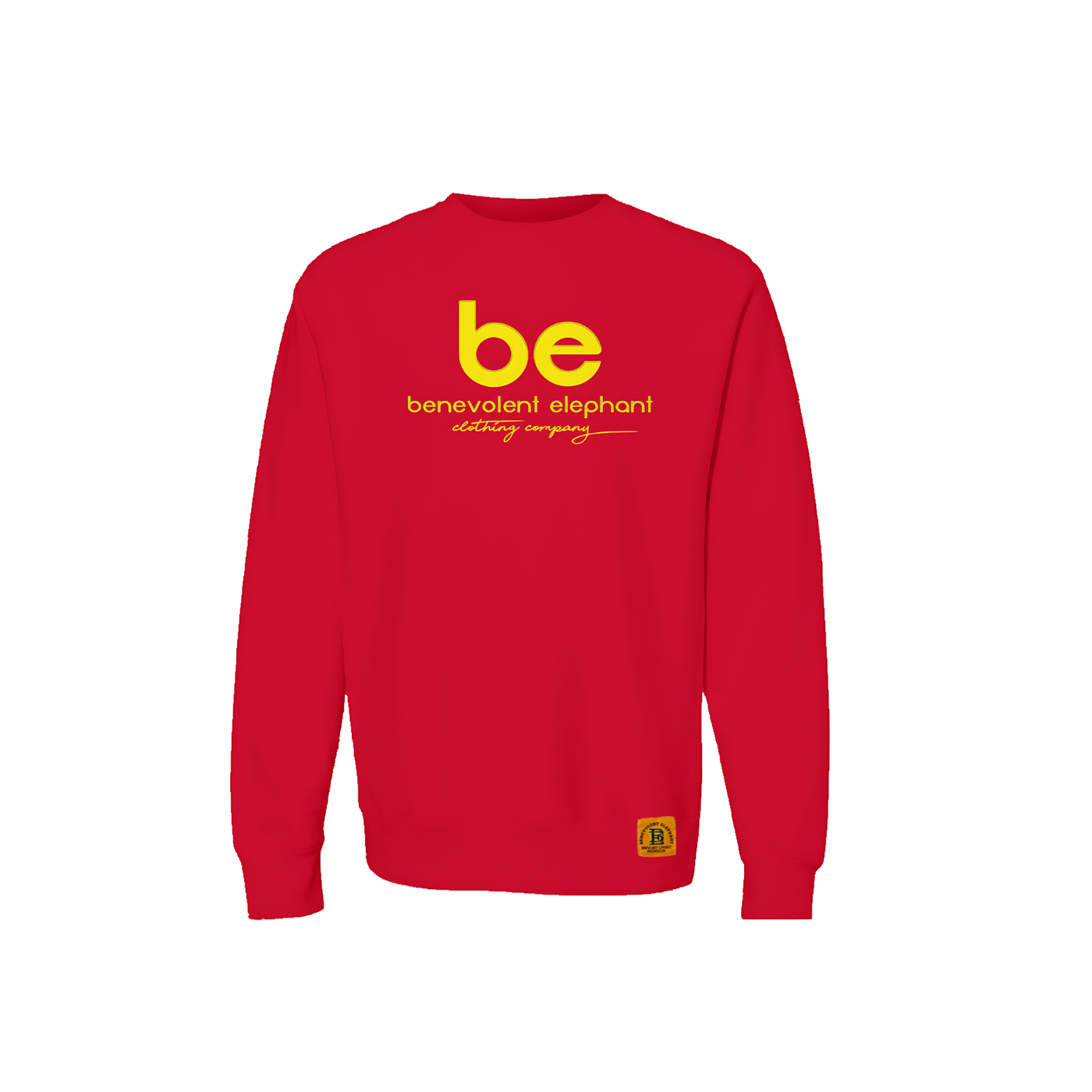 be Embroidered Cross Grain Crewneck Apliiq