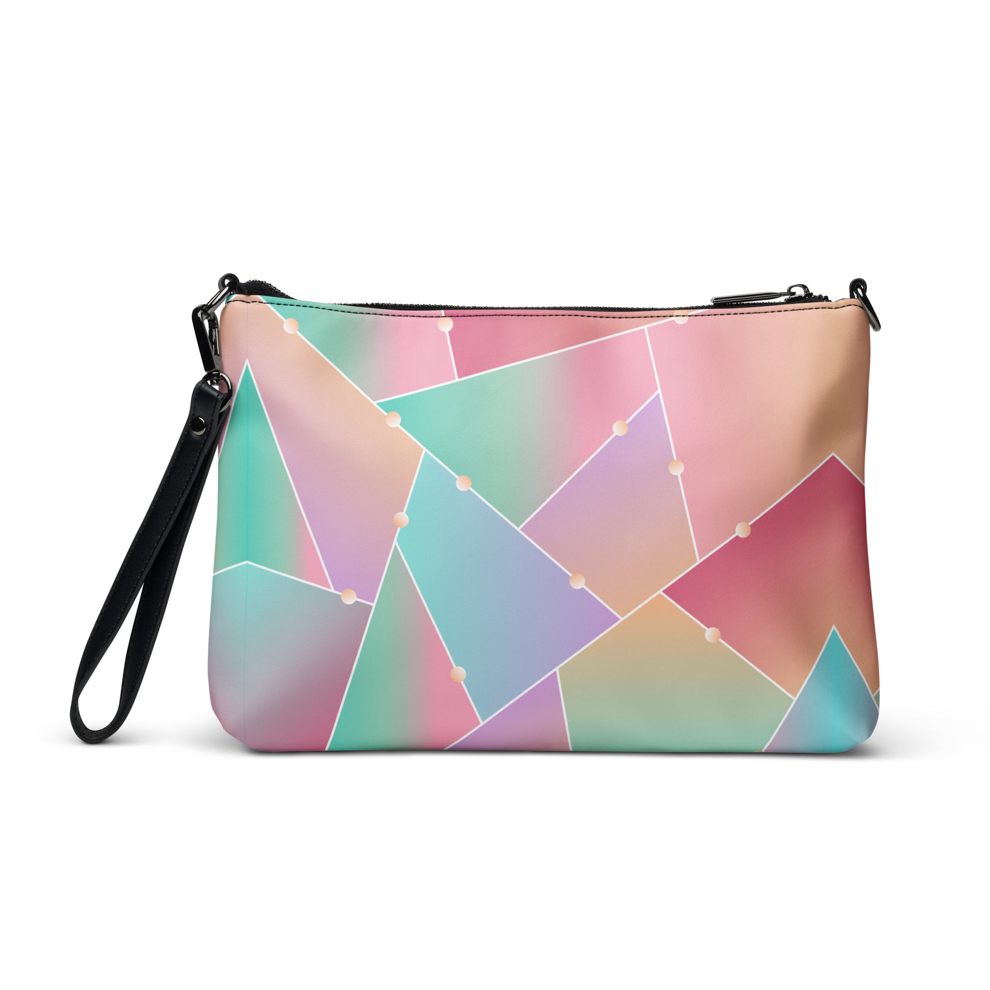 Pink Fractal Crossbody Bag Apliiq