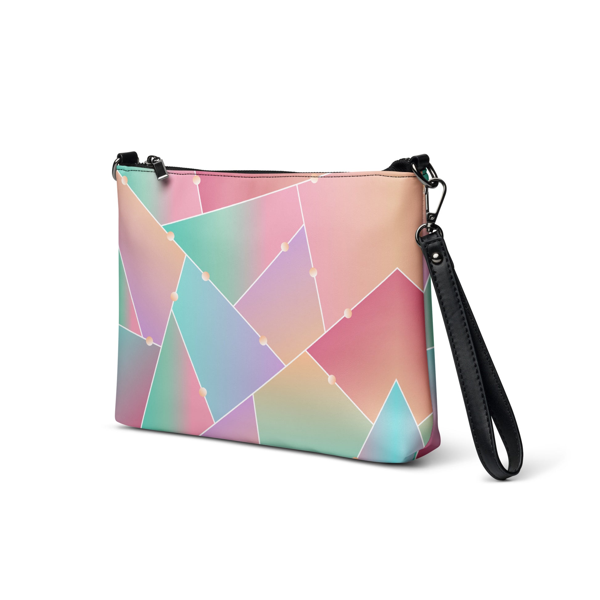 Pink Fractal Crossbody Bag Apliiq