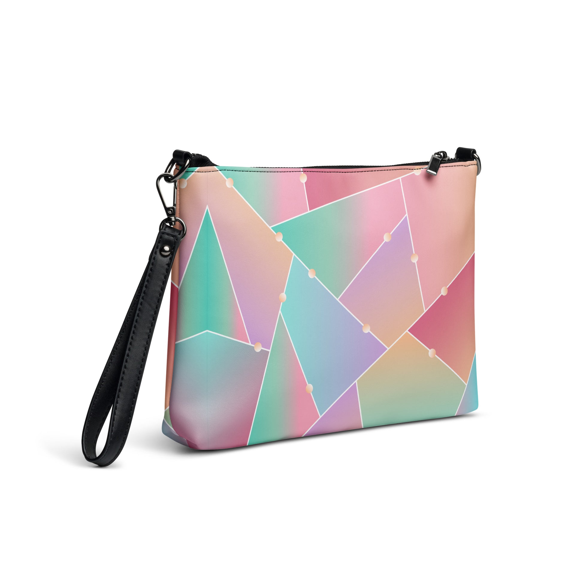 Pink Fractal Crossbody Bag Apliiq