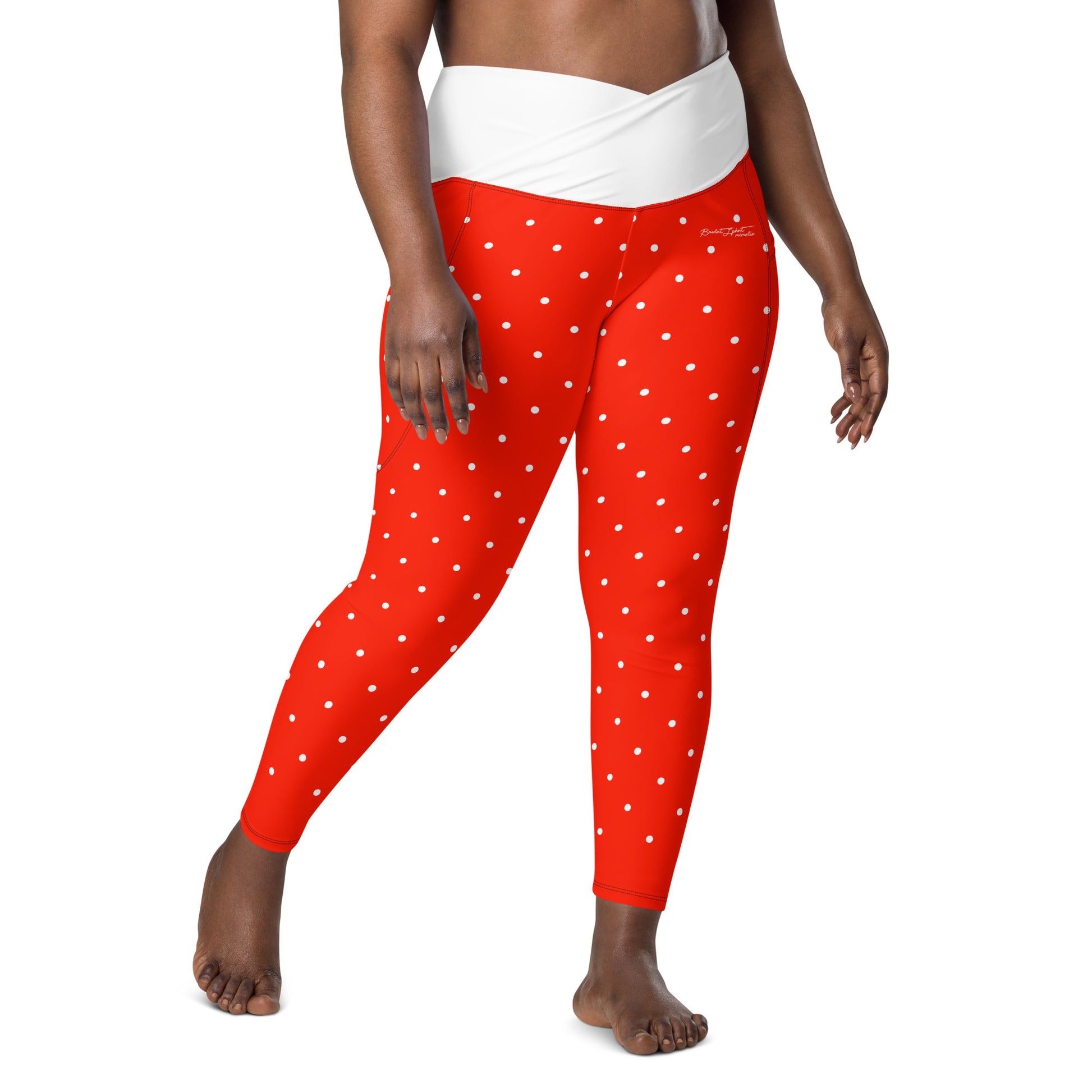 Connect The Dots Crossover Leggings with Pockets Benephant.com