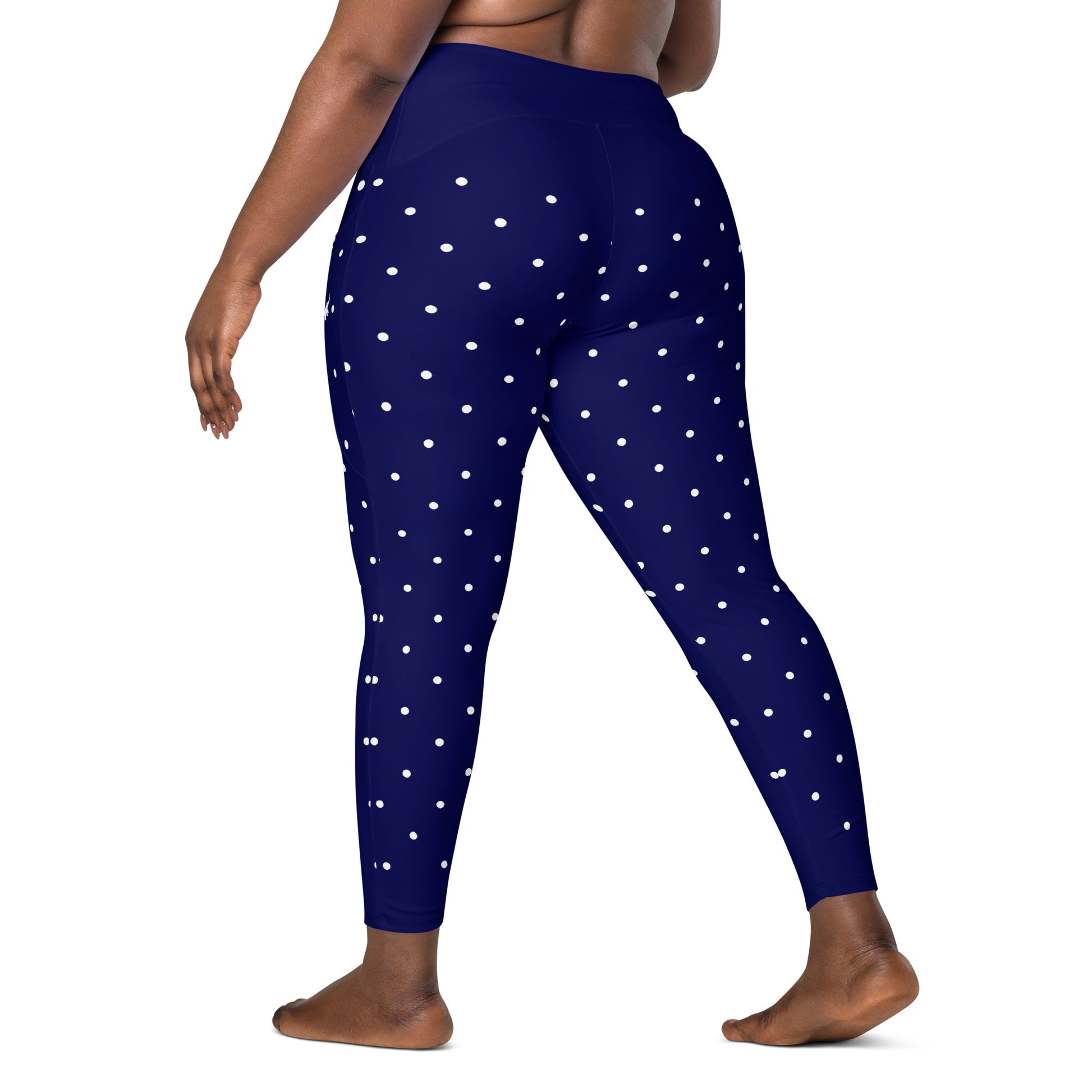 Connect The Dots Crossover Leggings with Pockets Benephant.com