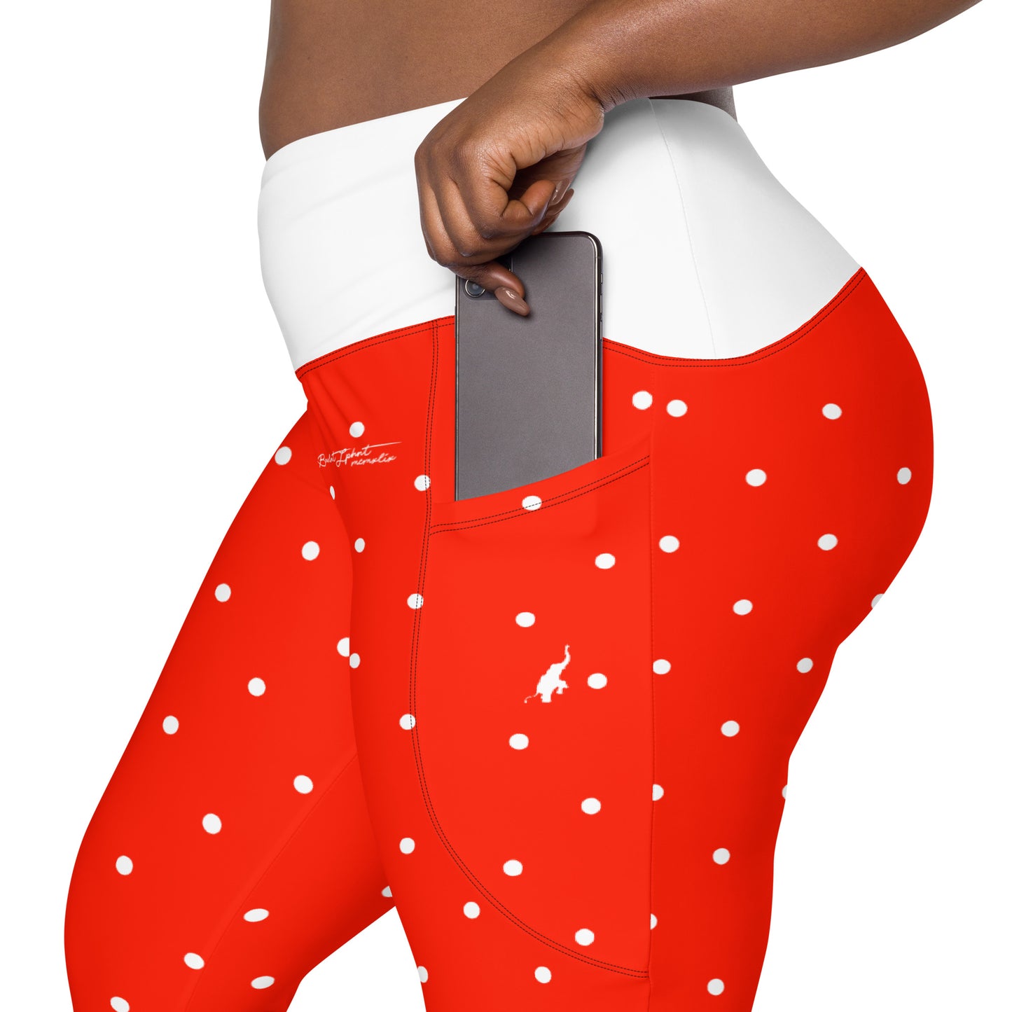 Connect The Dots Crossover Leggings with Pockets Benephant.com