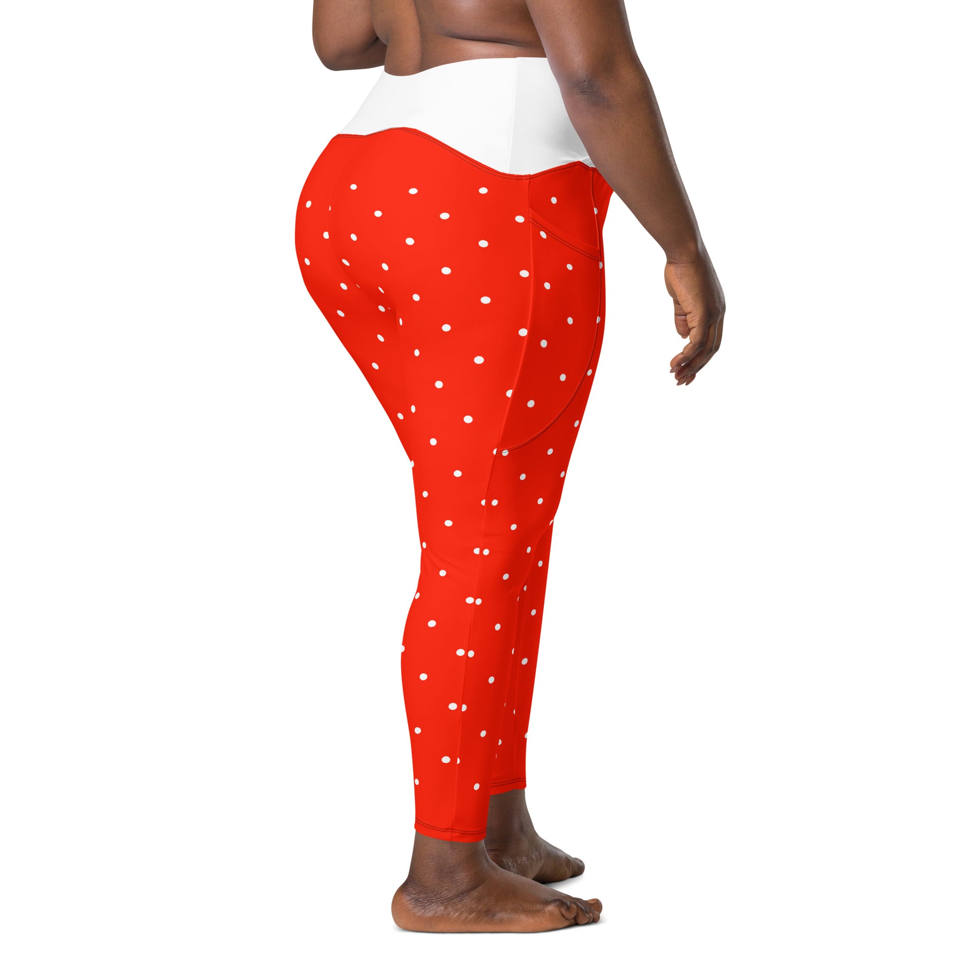 Connect The Dots Crossover Leggings with Pockets Benephant.com