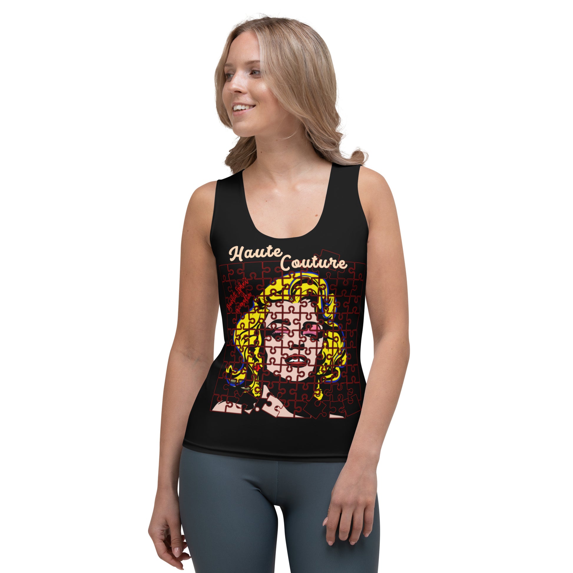 Marilyn Puzzle Tank Top Benephant.com