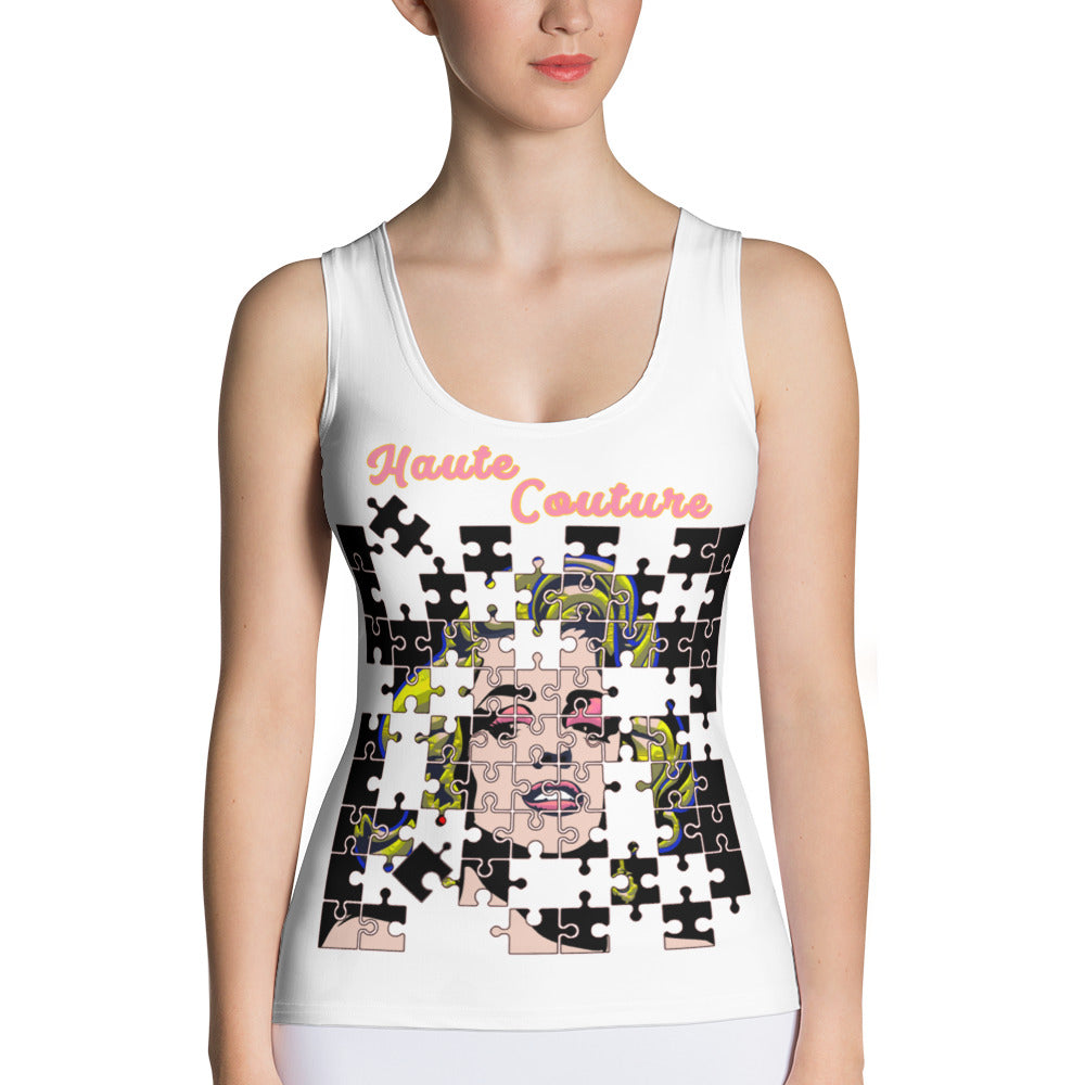 Marilyn Puzzle Tank Top Benephant.com