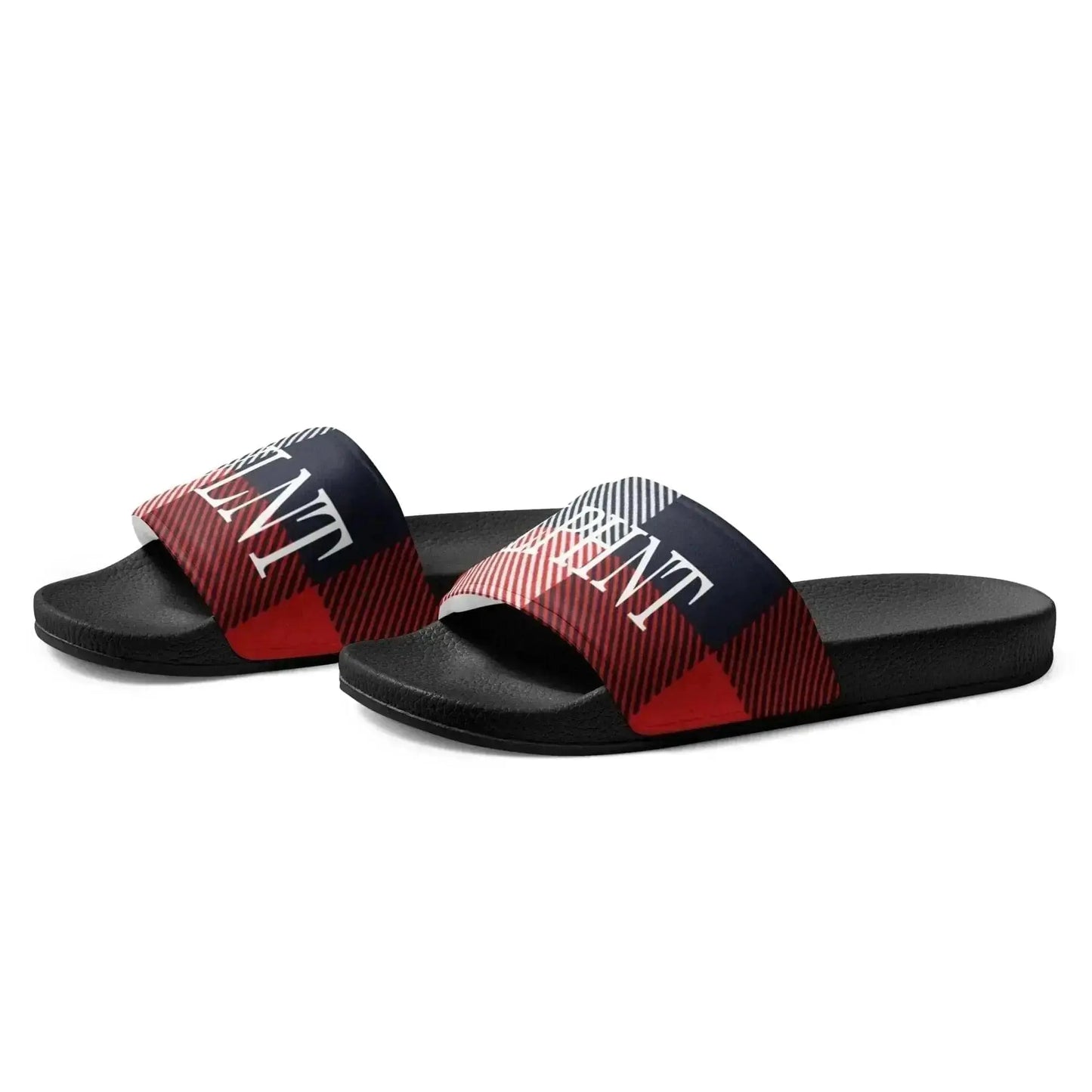 BNVLNT LPHNT Red White & Blue Mens Slides Benephant.com