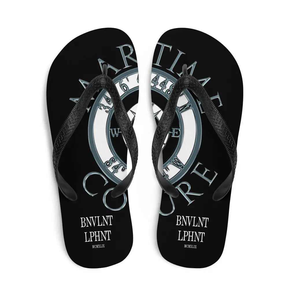 Maritime Couture Flip-Flops Benephant.com