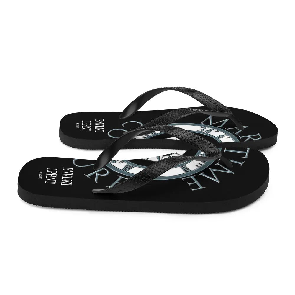 Maritime Couture Flip-Flops Benephant.com