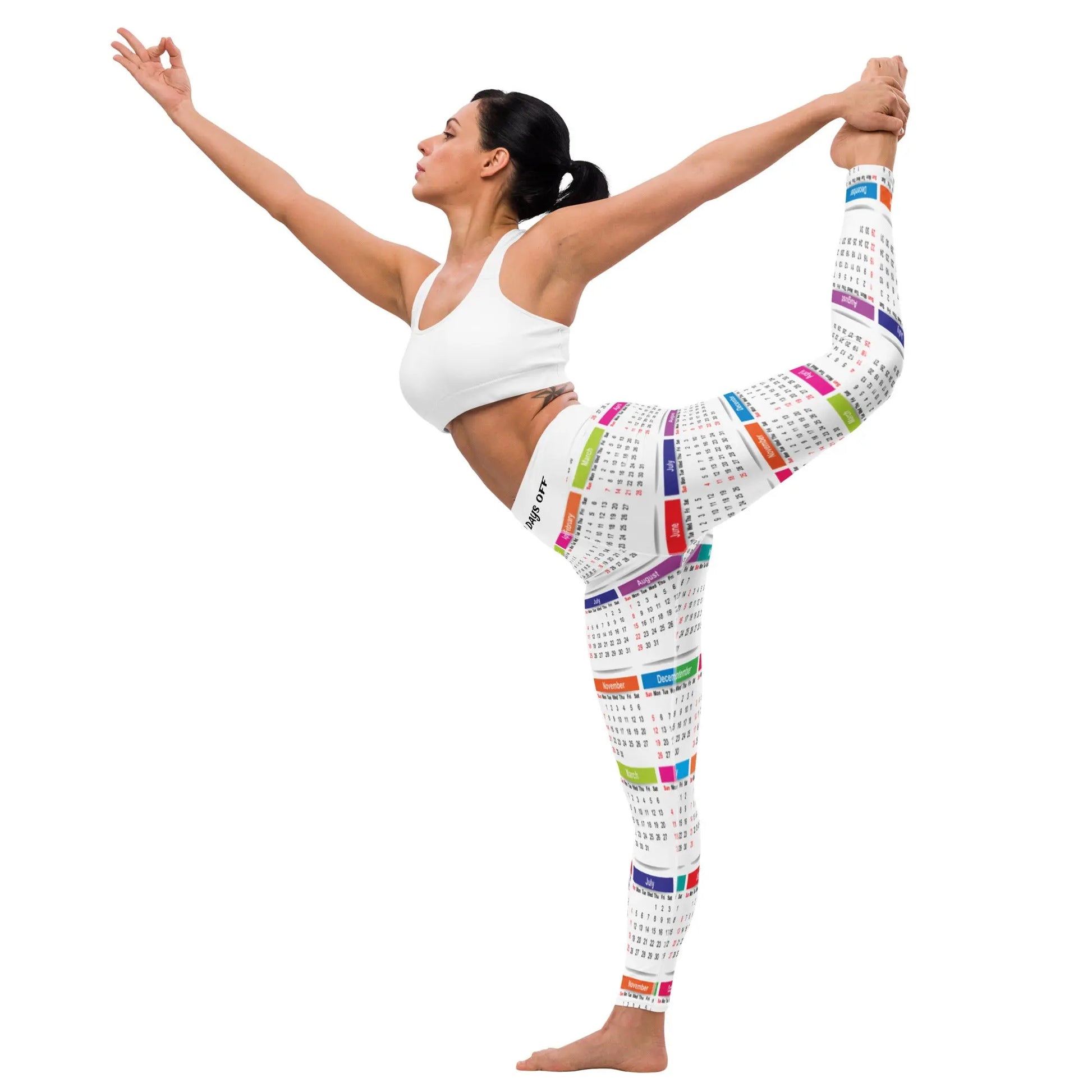 No Calendar Days Off Yoga Leggings Benephant.com